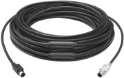 LOGITECH GROUP 15M EXTENDED CABLE FOR LARGE CONFERENCE ROOMS MINI-DIN-6