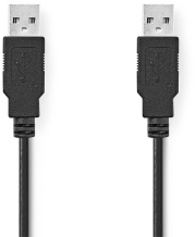 NEDIS CCGP60000BK20 USB 2.0 CABLE A MALE – A MALE 2M BLACK