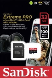 SANDISK SDSQXCG-032G-GN6MA EXTREME PRO A1 32GB