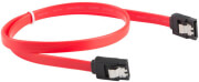 LANBERG SATA DATA II (3GB/S) F/F CABLE METAL CLIPS RED 30CM