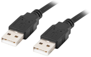 LANBERG CABLE USB-A M/M 2.0 1.8M BLACK