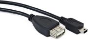 CABLEXPERT A-OTG-AFBM-002 USB OTG AF TO MINI-BM CABLE 0.15M