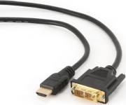 CABLEXPERT CC-HDMI-DVI-10 HDMI TO DVI MALE-MALE CABLE WITH GOLD-PLATED CONNECTORS 3M