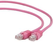 CABLEXPERT PP12-0.5M/RO PINK PATCH CORD CAT.5E MOLDED STRAIN RELIEF 50U PLUGS 0.5M