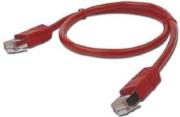 CABLEXPERT PP12-3M/R RED PATCH CORD CAT.5E MOLDED STRAIN RELIEF 50U PLUGS 3M