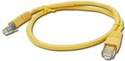 CABLEXPERT PP12-3M/Y YELLOW PATCH CORD CAT.5E MOLDED STRAIN RELIEF 50U PLUGS 3M