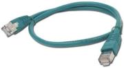 CABLEXPERT PP12-5M/G GREEN PATCH CORD CAT.5E MOLDED STRAIN RELIEF 50U PLUGS 5M