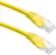 CABLEXPERT PP12-5M/Y YELLOW PATCH CORD CAT.5E MOLDED STRAIN RELIEF 50U PLUGS 5M