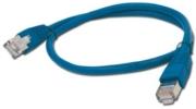 CABLEXPERT PP6-1M/B BLUE PATCH CORD CAT6 MOLDED STRAIN RELIEF 50U PLUGS 1M