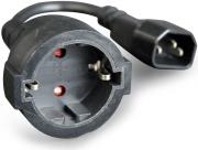CABLEXPERT PC-SFC14M-01 POWER ADAPTER CORD C14 MALE TO SCHUKO FEMALE