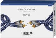 IN-AKUSTIK PREMIUM STEREO AUDIO CABLE 2X CINCH – 2X CINCH 0.75M