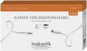 IN-AKUSTIK STAR AUDIO CABLE EXTENSION 3.5MM JACK PLUG 1.5M WHITE