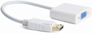 CABLEXPERT A-DPM-VGAF-02-W DISPLAYPORT TO VGA ADAPTER CABLE WHITE