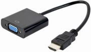 CABLEXPERT A-HDMI-VGA-04 HDMI TO VGA ADAPTER CABLE SINGLE PORT BLACK