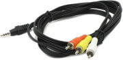 CABLEXPERT CCA-4P2R-2M 3.5MM 4-PIN TO RCA AUDIO/VIDEO CABLE 2M