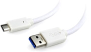 CABLEXPERT CCP-USB3-AMCM-W-0.1M USB 3.0 AM TO TYPE-C CABLE (AM/CM) 0.1M WHITE