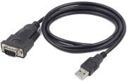 CABLEXPERT UAS-DB9M-02 USB TO DB9M SERIAL PORT CONVERTER CABLE 1.5M BLACK