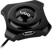 UGO UHU-1689 MAIPO HU50 4-PORTS USB 2.0 HUB BLACK