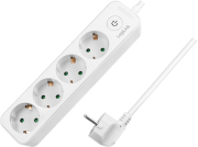 LOGILINK LPS245 SOCKET OUTLET 4-WAY WITH SWITCH 1.5M WHITE