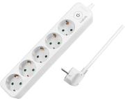 LOGILINK LPS246 SOCKET OUTLET 5-WAY WITH SWITCH 1.5M WHITE