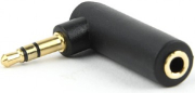 GEMBIRD A-3.5M-3.5FL 3.5 MM STEREO AUDIO RIGHT ANGLE ADAPTER, 90°