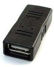 GEMBIRD A-USB2-AMFF USB 2.0 COUPLER, BLACK