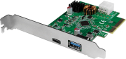 LOGILINK PC0089 PCI EXPRESS CARD USB 3.2 GEN2X1 1X USB-C PD 3.0 & 1X USB 3.0