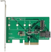 DELOCK 89517 PCI EXPRESS CARD > 1 X INT NVME M.2 PCIE / 1 X INT SFF-8643 NVME - FORM FACTOR