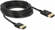 DELOCK 84775 CABLE HDMI WITH ETHERNET – HDMI-A M > HDMI-A M 3D 4K 4.5 M SLIM HIGH QUALITY