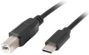 LANBERG USB-CM->USB-BM 2.0 CABLE 3M BLACK