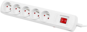 NATEC NSP-1719 BERCY 400 5X FRENCH OUTLETS SURGE PROTECTOR WHITE 1.5M