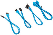 CORSAIR DIY CABLE PREMIUM SLEEVED I/O CABLE EXTENSION KIT BLUE