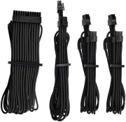 CORSAIR DIY CABLE PREMIUM INDIVIDUALLY SLEEVED DC CABLE STARTER KIT TYPE4 (GEN4) BLACK