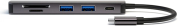 4SMARTS 6 IN 1 USB HUB CARD READER DEX FUNCTION HDMI GREY