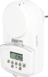 LOGILINK ET0008 DIGITAL TIME SWITCH, IP44, OUTDOOR