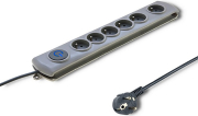 QOLTEC 50165 SURGE PROTECTOR 6 SOCKETS 1.8M ΜΕ ΔΙΑΚΟΠΤΗ