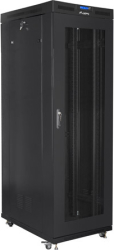LANBERG FREE-STANDING RACK 19' 42U/800X1000MM FLAT PACK BLACK WITH MESH DOOR LCD