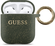 GUESS COVER SILICONE FOR APPLE AIRPODS GEN 1 / APPLE AIRPODS GEN 2 KHAKI GUACCSILGLKA