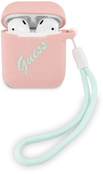 GUESS COVER VINTAGE FOR APPLE AIRPODS GEN 1 / APPLE AIRPODS GEN 2 PINK GUACA2LSVSPG