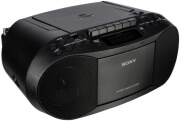 SONY CFD-S70B CD/CASETTE BOOMBOX WITH RADIO BLACK