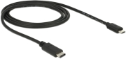 DELOCK 83602 USB TYPE-C 2.0 MALE – USB 2.0 TYPE MICRO-B MALE 1M BLACK