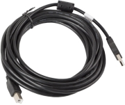 LANBERG CABLE USB 2.0 AM-BM FERRYT BLACK 5M