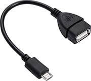 AKYGA ADAPTER AK-AD-09 WITH CABLE MICRO USB B (M) / USB A (F) OTG 15CM