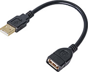 AKYGA CABLE USB AK-USB-23 USB A (M) / USB A (F) VER. 2.0 15CM
