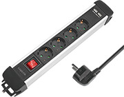 LOGILINK LPS237U SOCKET 4-WAY WITH SWITCH 2X USB-A 1.5M