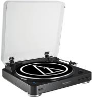 AUDIO TECHNICA AT-LP60BK-BT FULLY AUTOMATIC WIRELESS BELT-DRIVE STEREO TURNTABLE BLACK