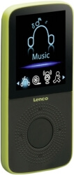 LENCO PODO-153 SPORT MP3 PLAYER 4GB WITH PEDOMETER LIME