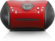 LENCO SCD-24 STEREO FM RADIO WITH CD PLAYER RED