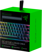 RAZER CLASSIC BLACK COILED CABLE + PBT KEYCAP UPGRADE SET
