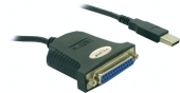 DELOCK 61330 ADAPTER USB PARALLEL 25-PIN 0,8 M